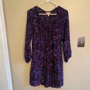 Rebecca Taylor Long Sleeve Dropped Waist Dress (Size 2)
